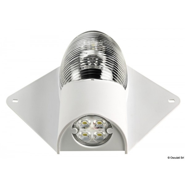 12/24 V Luci di navigazione e di coperta a LED, alloggiamento bianco - N°1 - comptoirnautique.com