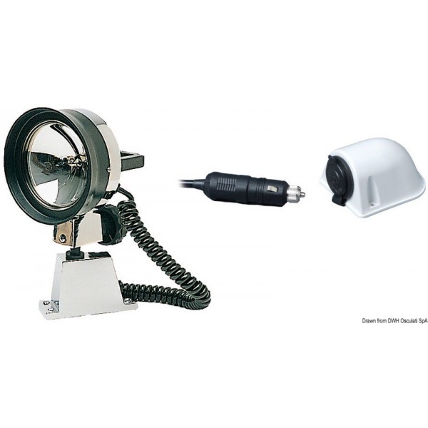 Faretto di utilità per montaggio a superficie 100 W 12 V - N°1 - comptoirnautique.com