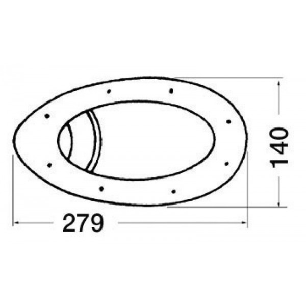 Coppia di faretti da incasso a parete 12 V - N°3 - comptoirnautique.com