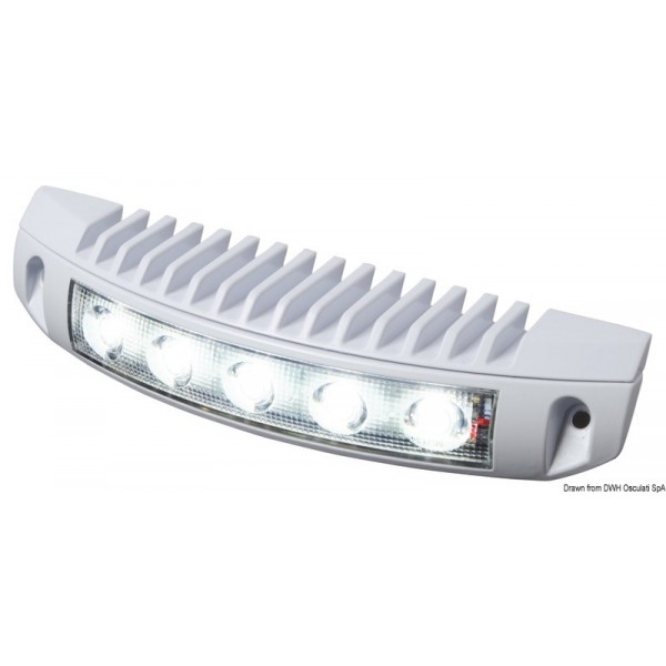 Faretto LED con 5 LED bianchi - N°1 - comptoirnautique.com
