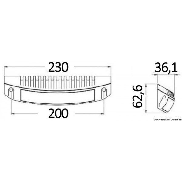 Faretto LED con 5 LED bianchi - N°2 - comptoirnautique.com