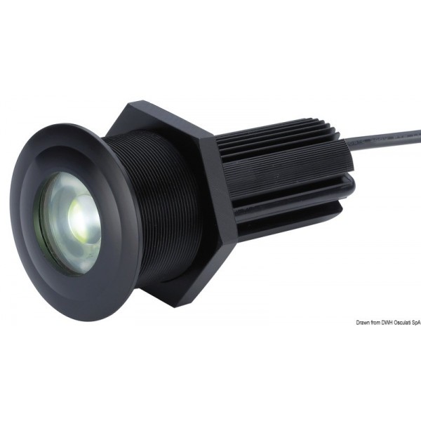 Faretto marino bianco da 10W sotto- - N°1 - comptoirnautique.com