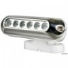 LED spotlight with 6 white LEDs, complete - N°1 - comptoirnautique.com