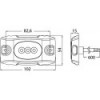 Proiettore sotto-marine LED 12/24V bianco - N°1 - comptoirnautique.com