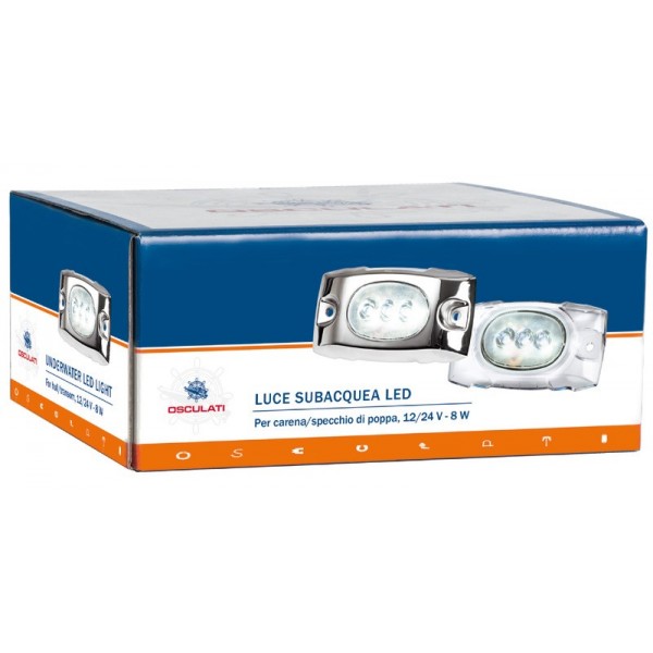 Proiettore sotto-marine LED 12/24V blu - N°3 - comptoirnautique.com