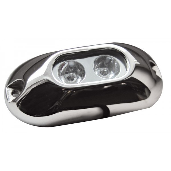 Sotto-faretto marino con 2 LED blu - N°1 - comptoirnautique.com
