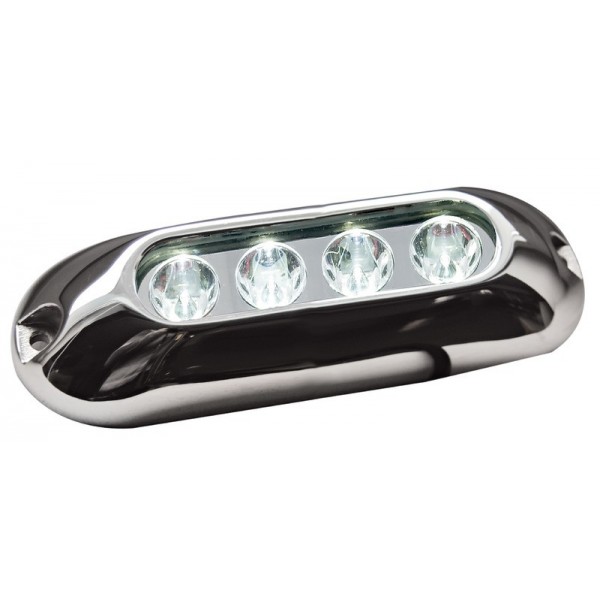 Underwater spotlight with 4 white LEDs - N°1 - comptoirnautique.com 