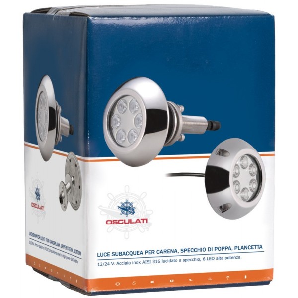 Faretto subacqueo-6x3W LED RGBW con viti - N°5 - comptoirnautique.com