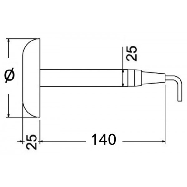 Foco subacuático 12x3WLED blanco con tachuelas - N°5 - comptoirnautique.com