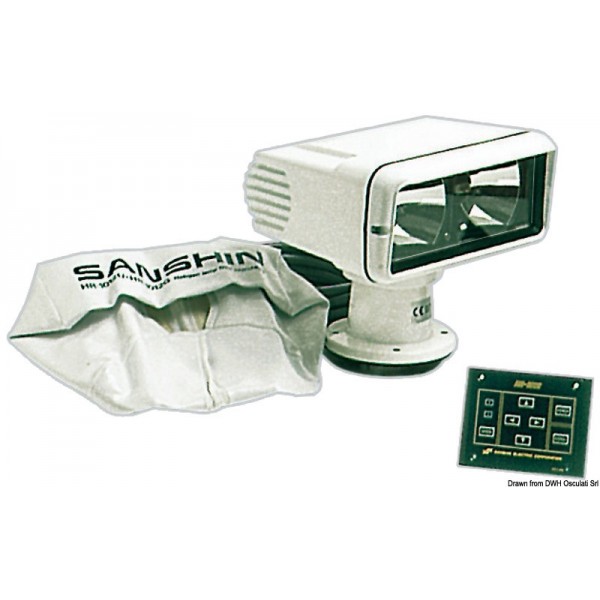 Projecteur pivotant Sanshin 24 V 55 W  - N°1 - comptoirnautique.com