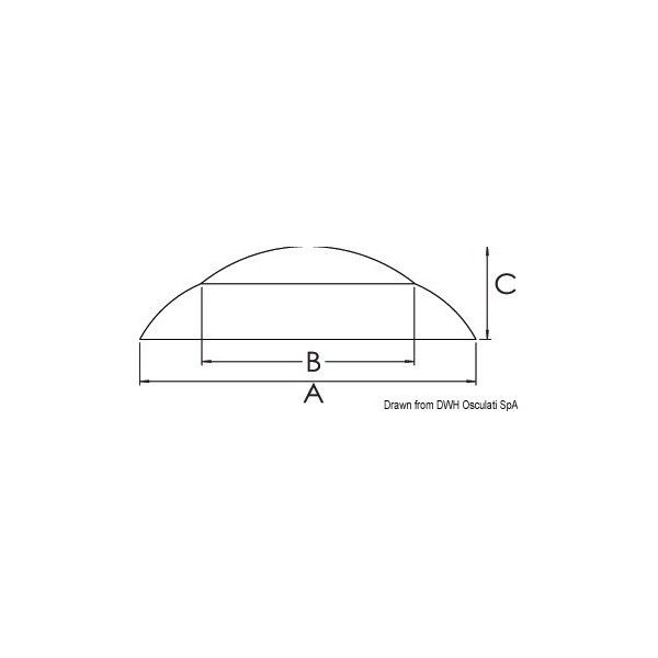 Spot estilo italiano em aço inoxidável polido 5" 12 V 20 W - N°2 - comptoirnautique.com