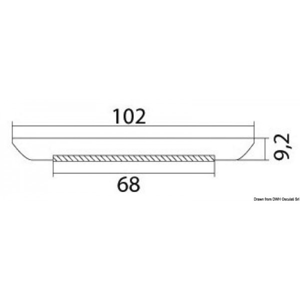 Plafonnier LED sans encastrement Luna  - N°2 - comptoirnautique.com 