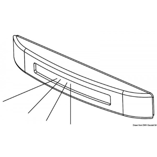 Courtesy light 3 white LED front lighting - N°2 - comptoirnautique.com