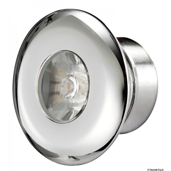 Luce di cortesia rotonda rossa - N°1 - comptoirnautique.com
