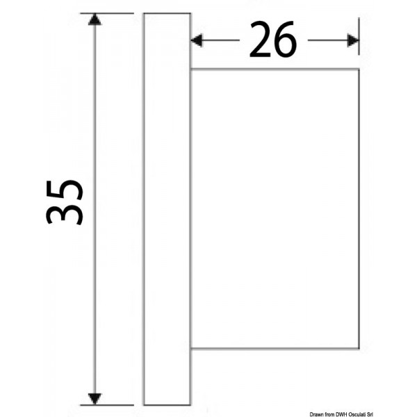 Luce di cortesia a LED da incasso bianco basso/alto - N°2 - comptoirnautique.com