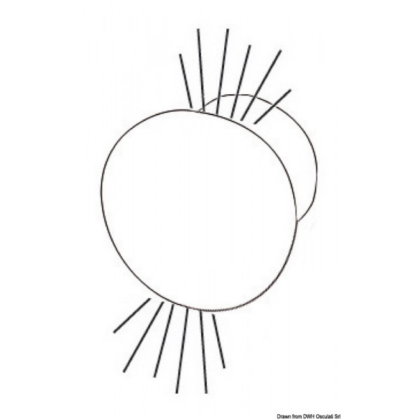 Luce di cortesia a LED da incasso bianco basso/alto - N°3 - comptoirnautique.com