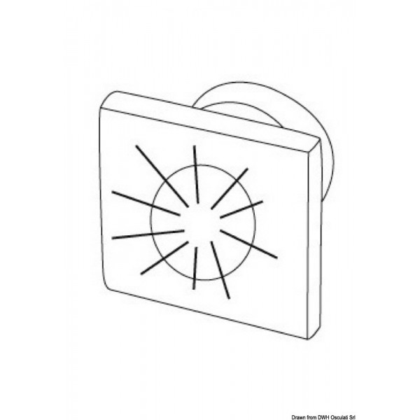 Luce di cortesia a LED da incasso blu - N°4 - comptoirnautique.com