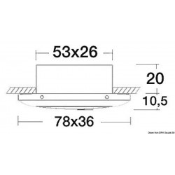 Merak satin nickel ceiling...