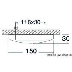 Candeeiro de teto Polaris...