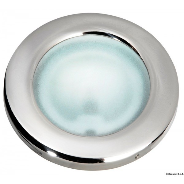 Faretto Vega in acciaio inox lucido - N°1 - comptoirnautique.com