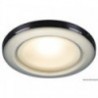 Plafoniera LED da incasso Vega II bianco lucido a specchio