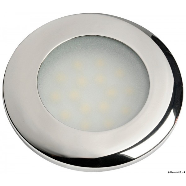  Faretto LED Capella bianco lucido a specchio - N°1 - comptoirnautique.com
