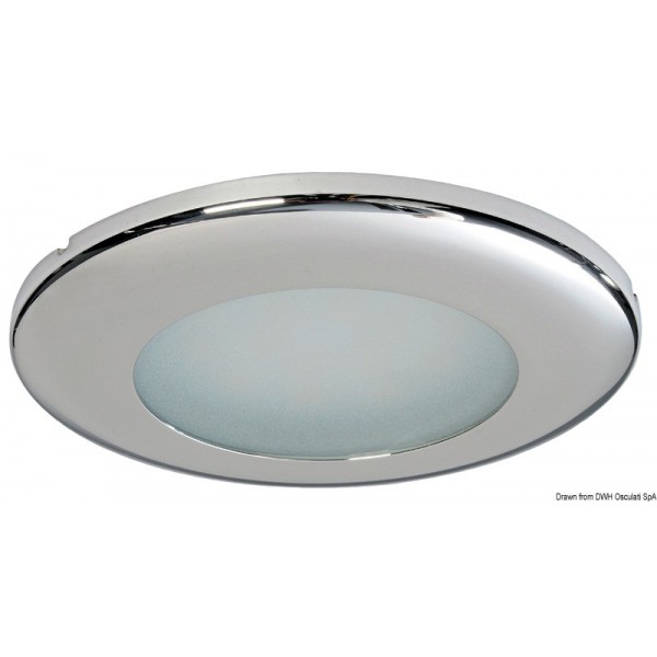  Projetor LED Capella polido com espelho branco - N°2 - comptoirnautique.com 