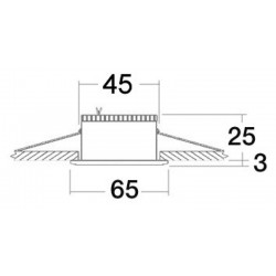 Atlas satin-finish ceiling...