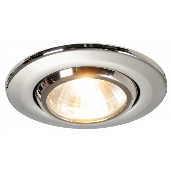 Faretto alogeno da incasso MeropeAISI316 lucidato a specchio - N°1 - comptoirnautique.com