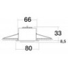 Faretto alogeno da incasso MeropeAISI316 lucidato a specchio - N°2 - comptoirnautique.com