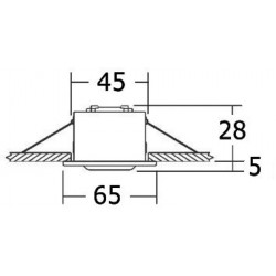 Foco Altair LED HD pulido...