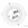Faretto LED da incasso, orientabile, luce calda 4W - N°2 - comptoirnautique.com