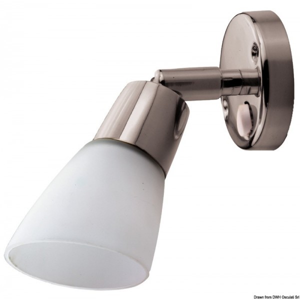 Faretto LED con alloggiamento in acciaio inox - N°1 - comptoirnautique.com