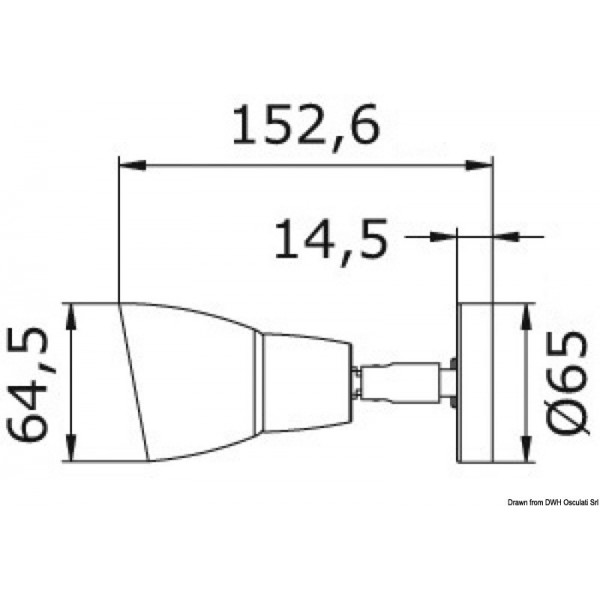 Faretto LED con alloggiamento in acciaio inox - N°2 - comptoirnautique.com