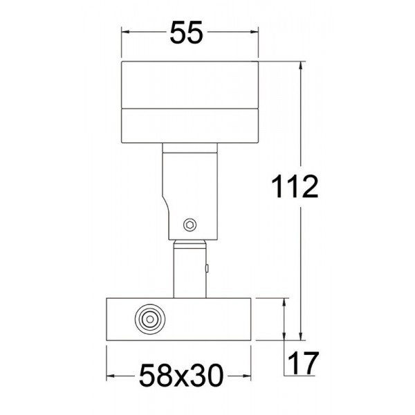 Faretto snodato Laguna 1 LED HD 12/24 V - N°2 - comptoirnautique.com