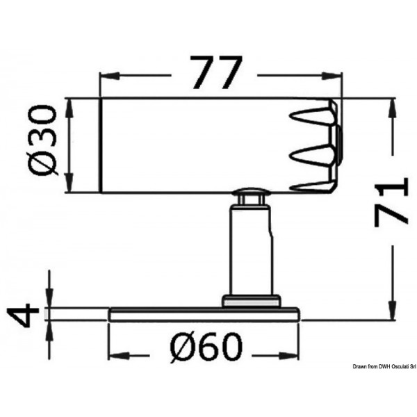 LED-Gelenkspot Kuma High Power 12/24 V - N°2 - comptoirnautique.com