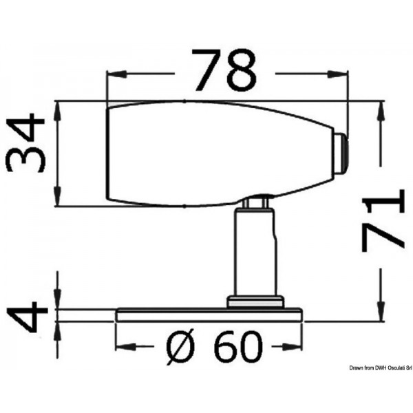 Gelenkiger LED-Spot Rana High Power 12/24 V - N°2 - comptoirnautique.com 