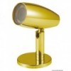 Faretto LED articolato in ottone lucido - N°1 - comptoirnautique.com
