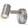 Dimmbarer LED-Spot aus vernickeltem Aluminium