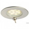 Faretto LED satinato Atria con interruttore - N°1 - comptoirnautique.com