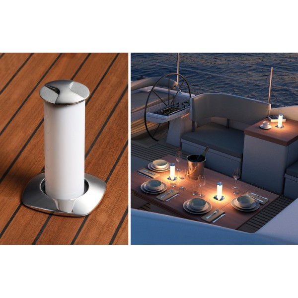 Lampada da tavolo a LED a scomparsa Aurora - N°6 - comptoirnautique.com