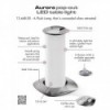 Lampada da tavolo a LED a scomparsa Aurora - N°8 - comptoirnautique.com