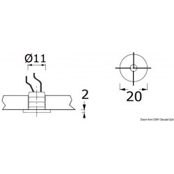 Luz de cortesia LED branca...