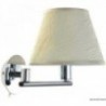 Faretto snodabile Maia in ottone cromato
