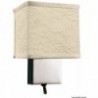 Chrome-plated brass vertical spotlight with switch
