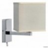 Faretto snodabile in ottone cromato