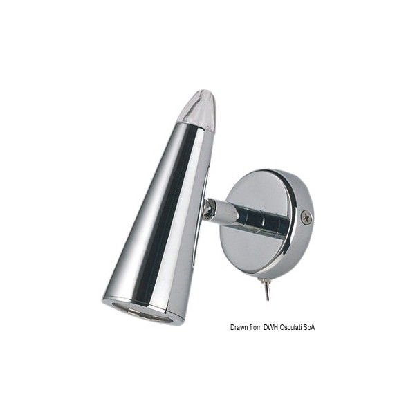 Faretto Argo in ottone cromato - N°2 - comptoirnautique.com