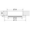 LED-Einbaustrahler reduziert Poliert weiß/rot dimmerabl - N°2 - comptoirnautique.com