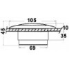 Luce di cortesia da incasso per pozzetto 12 V - N°2 - comptoirnautique.com