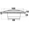 Luz de cortesía empotrada para bañera 12 V - N°2 - comptoirnautique.com